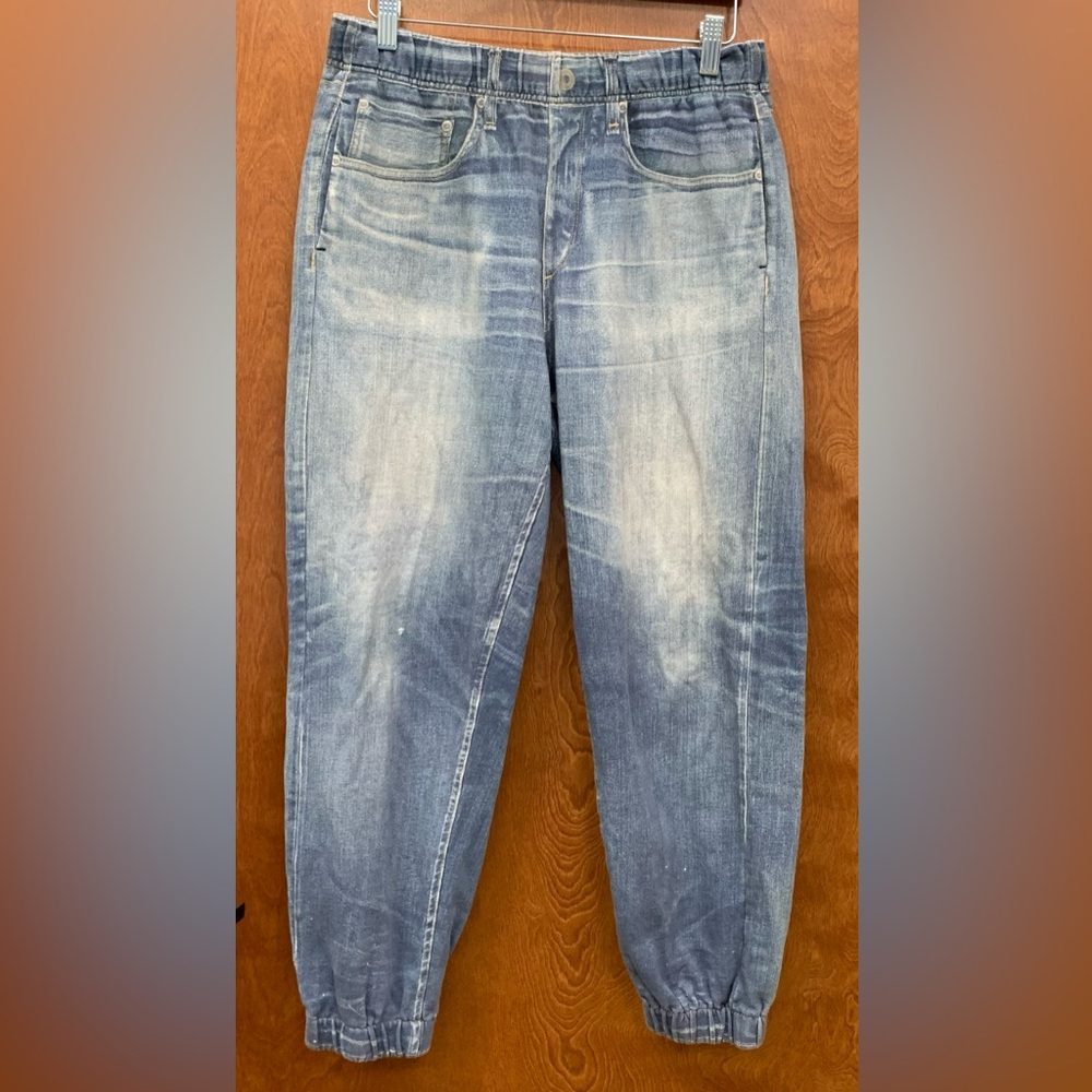 rag & bone Light Wash Blue Denim Jogger Jeans